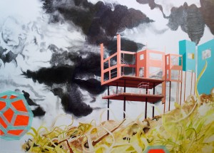 Suchitra Mattai, Untitled, Graphite, acrylic and mixed-media, 2013.