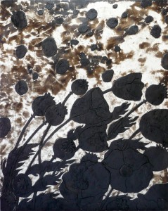 Holly Parker Dearborn, Extreme Force: Active Ingredients Series, Used-motor-oil and dirt, 2014.