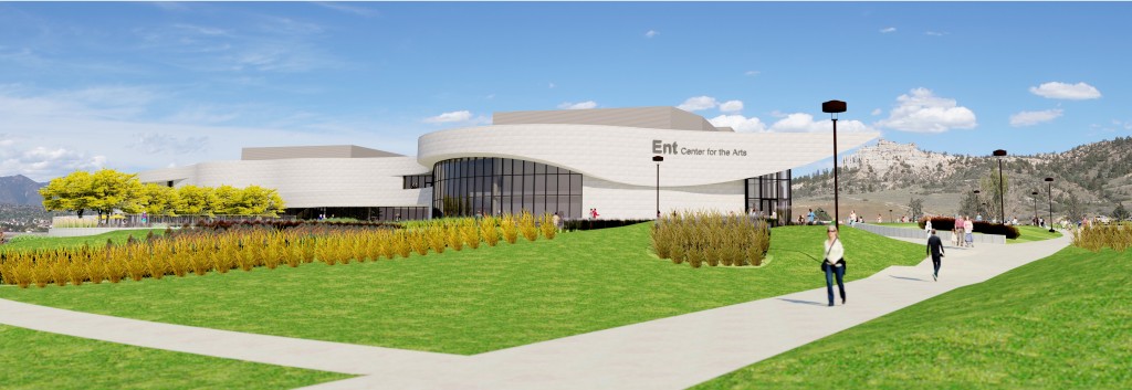 Artist's rendering of the Ent Center for the Arts.