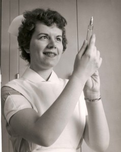 Carole Schoffstall as a young nurse.
