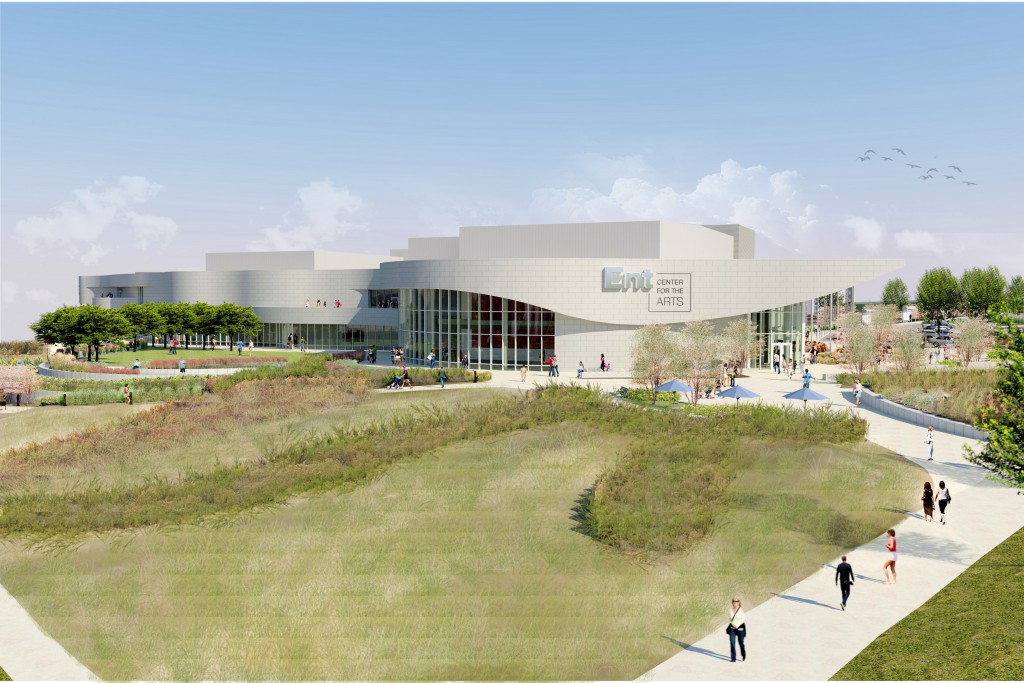 An artist's rendering of the UCCS Ent Center for the Arts.