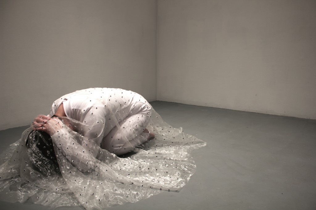 "Eyes on Me," by Alexandra Garcia.(Photo by Caitlin Goebel)